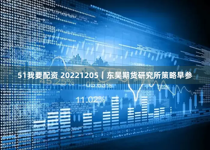 51我要配资 20221205｜东吴期货研究所策略早参
