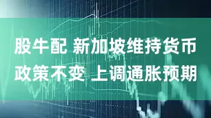 股牛配 新加坡维持货币政策不变 上调通胀预期